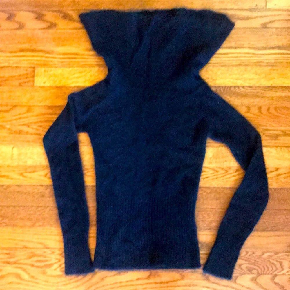 S Rampage cowl neck black sweater